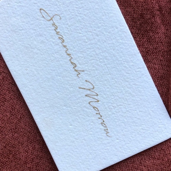 Savannah Morrow AYRA Skirt Bamboo Tulip Hem Paprika Small - Picture 12 of 13